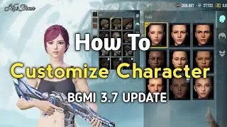 How To Customize Character In BGMI 3.7 Update | Character Customization Option Not Showing | BGMI
