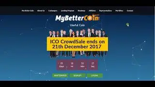 MyBetter coin new lending coin | Review | ICO Live Now | Price 0.90$