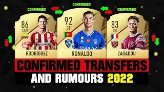 FIFA 22 | NEW CONFIRMED TRANSFERS & RUMOURS! 🤪🔥 ft. Ronaldo, James Rodriguez, Zagadou... etc