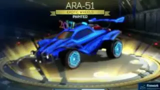 Sky Blue Painted Ara-51 |  Champions Crate 4 Exotic Wheels