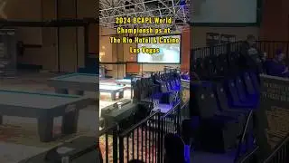 Main Room at the 2024 BCAPL/ USAPL World Championships in Las Vegas #billiards #8ballpool #9ball