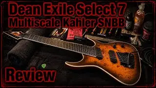 Dean Exile Select 7 Multiscale Kahler SNBB Guitar - Cheap Korean Build Quality Review Part 1