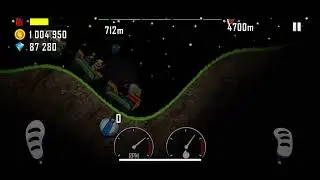 Hill climb racing Night with KIDDIE EXPRESS 868m