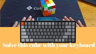 Can YOU solve this cube with YOUR KEYBOARD??? #interactivevideos #cfop #cubing