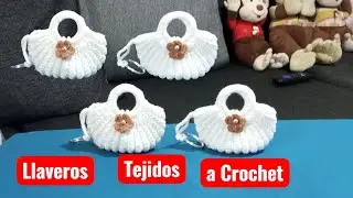 Llaveros Tejidos a crochet &hearts;️ Tutorial pas&oacute; a paso #crochet 