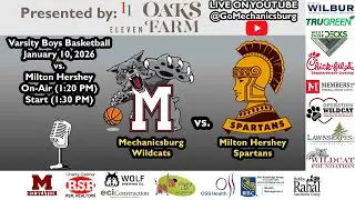 Varsity Boys Basketball vs Milton Hershey - Presented by 11 Oaks Farms in Newville - (Jan. 10, 2026)