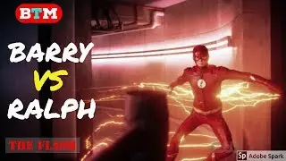 The Flash Season 4 Episode 18 Barry Vs Ralph Fight | The Flash 4x18 