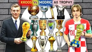 Toni Kroos Vs Luka Modrić All Trophies &bull; TF FOOTBALL &bull; La Liga Bundesliga Ligue 1 UCL FIFA ETC