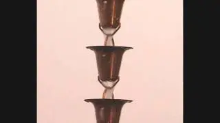 Monarch Pure Copper Funnel Rain Chain 8.5 ft