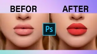 How to Photo Realistic Lipstick in Photoshop। Photo Mekeup। Photo Lipstick Editing in Photoshop।2023