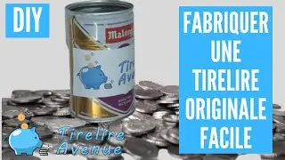 DIY   Comment fabriquer une tirelire facile a faire