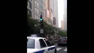 A Typical Day On Michigan Ave in Chicago