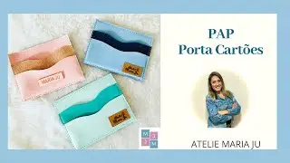Porta cartões - Lindo e fácil de fazer!! Pra ganhar dinheiro!!