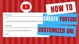 How To Change YouTube Channel URL to Custom URL in 2022