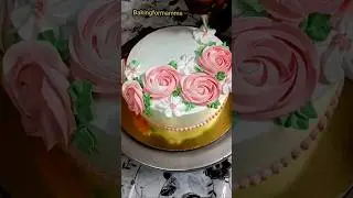 N1 Nozzle Cake Design #cake #cakedecorating #birthdaycake #ytshorts #shortsfeed #flowercake