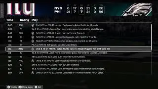 TKLFB26 Eagles vs Giants