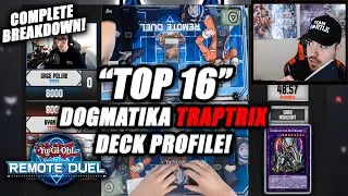 Yu-Gi-Oh! TCG Remote Duel Invitational Top 16: Dogma Traptrix Deck Profile [ft. Bortle] Break Down!