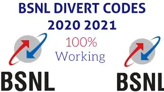 BSNL DIVERT CODES 2020 2021