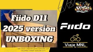 Fiido D11 2025 Version Electric Bicycle Unboxing at Viaje MNL