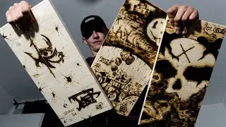 Ich probiere zum ersten mal Wood Burning
