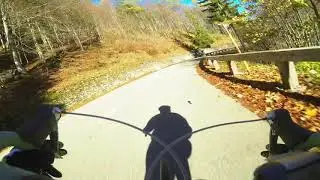 Short bike ride timelapse movie.12 km in just one minute.