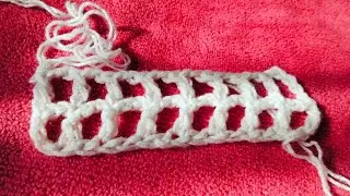 Mesh crochet stitch @naztazia #crochet #crochetstitch