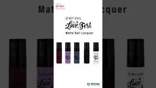 rcm love fest matte nail lacquer try kare #rcm #skincare #beautyclub #natural #youtubeshorts #viral