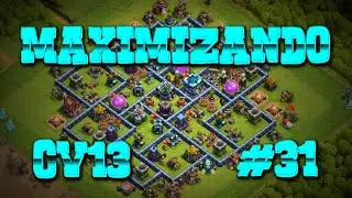 TORRES DO MAGO, TESLAS, CANHÕES E QUARTEL DE CERCO | MAXIMIZANDO CV13 #31 | 🎯 CLASH OF CLANS 🎯