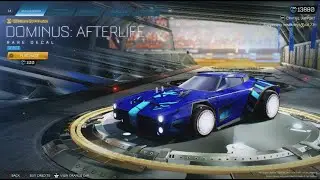 ROCKET LEAGUE ITEM SHOP - *RARE* Sky Blue Dominus Afterlife Decal - 02.11.21