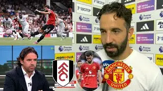 Fulham vs Manchester United 1-1 Bruno Miss Penalty🤬 Ruben Amorim Angry Reaction HD