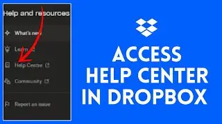 How to Access Help Center in Dropbox 2024