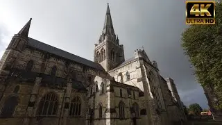 Chichester Walking Tour | Chichester Cathedral | England | 4K HDR 2025