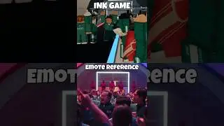INK GAME Emote vs Squid Game Meme Reference Comparison 3  #roblox #inkgame #squidgame