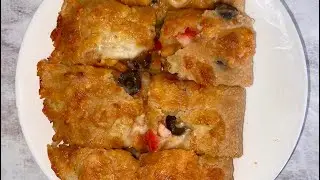 How to make perfect calzone recipe at home  with pizza dough / cooking with tanzeela