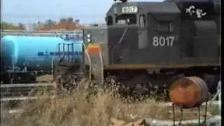 Seaboard System's Howell Yard in Evansville, IN.  1985