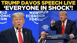 LIVE | Trump Davos Speech | Explosive Address Amid US NATO Tensions On Greenland | WEF 2026