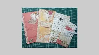 Let's make ephemera series: Tina @Shabbydabbydoodah's mass makes - pocket booklets no. 124