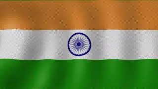 India, flag, symbol free stock video. Free for use & download.