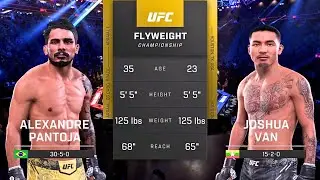 Alexandre Pantoja vs Joshua Van FULL FIGHT | UFC 5 AI Simulation (CPU vs CPU)