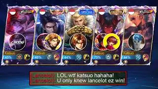 I PLAYED EVERY YOUTUBERS SIGNATURE HEROES IN SOLO IMMORTAL RANK!! AND HERE WHAT HAPPENS... - MLBB