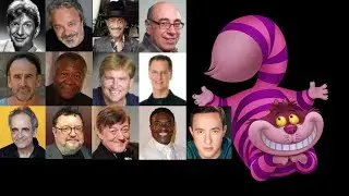 Animated Voice Comparison- Cheshire Cat (Alice in Wonderland)