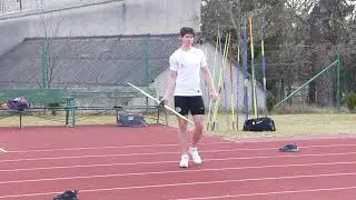Herczeg G&ouml;rgy 75.95m 800g gerely / Orsz&aacute;gos Cs&uacute;cs U20 F&eacute;rfi Gerelyhaj&iacute;t&aacute;s
