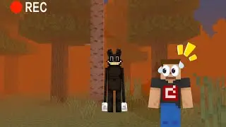 CARTOON CAT RECORDED IN MINECRAFT!!! Classified Footage!￼