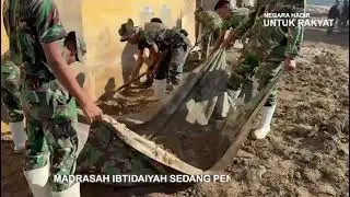 Sekolah Kembali Bersih, TNI Hadir Untuk Anak Bangsa