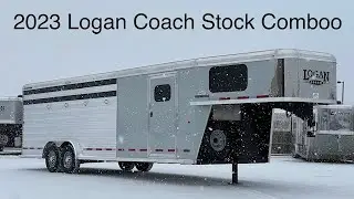 2023 Logan Coach Stock Combo Gooseneck Dual Entry Tack Room - 5N211676