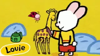 [4K ] Louie, mal mir einen Giraffe 🦒| Zeichenvideos f&uuml;r Kinder | Louie - Deutsche
