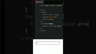 CSS:control the range of range type input