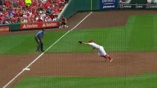 PIT@STL: Garcia makes a superb diving catch