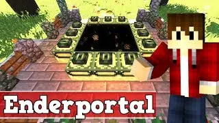 Wie baut man ein funktionierendes Enderportal in Minecraft | Minecraft Enderportal bauen deutsch