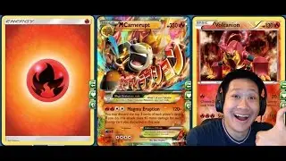 EXPLOSIVE MEGA CAMERUPT EX Deck, новая промо-мощность делает ставку на справедливость